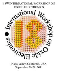 18th International Workshop on Oxide Electronics t-shirt