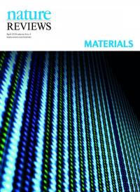 Cover of Nature Reviews Materials, April 2019