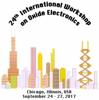 24th International Workshop on Oxide Electronics t-shirt