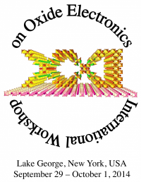 21st International Workshop on Oxide Electronics t-shirt